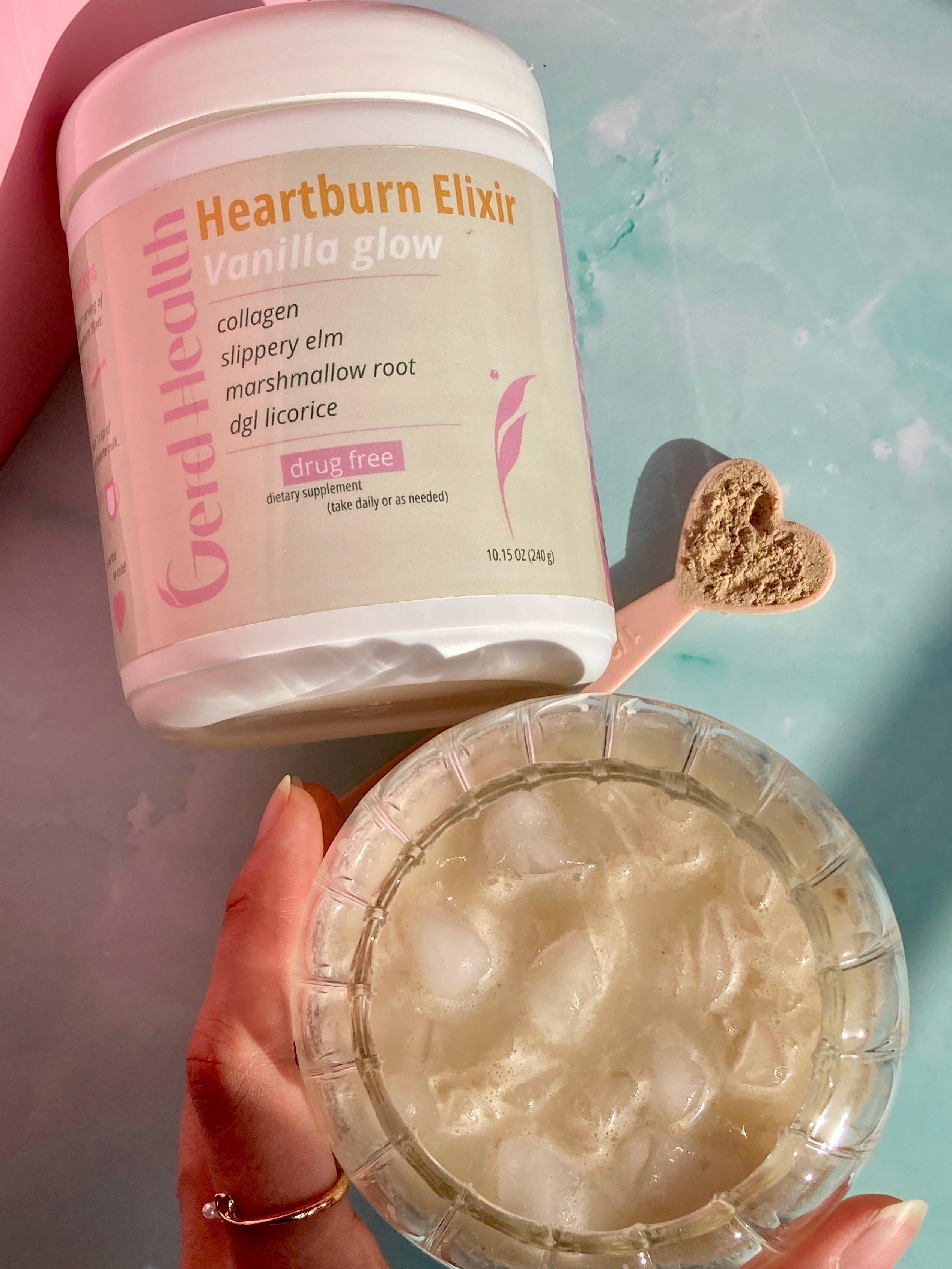 Prepared Drink with Heartburn Elixir : Vanilla Glow